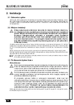 Preview for 147 page of Ferroli BLUEHELIX MAXIMA 24C Instructions For Use, Installation And Maintenance