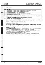 Preview for 202 page of Ferroli BLUEHELIX MAXIMA 24C Instructions For Use, Installation And Maintenance