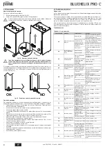 Preview for 8 page of Ferroli BLUEHELIX PRO 25C Instructions For Use, Installation And Maintenance