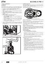 Preview for 20 page of Ferroli BLUEHELIX PRO 25C Instructions For Use, Installation And Maintenance