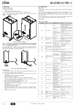 Preview for 44 page of Ferroli BLUEHELIX PRO 25C Instructions For Use, Installation And Maintenance