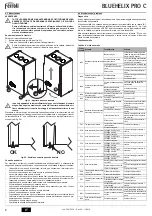 Preview for 8 page of Ferroli Bluehelix PRO C Instructions For Use, Installation & Maintenance