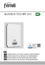 Preview for 1 page of Ferroli BLUEHELIX TECH RRT 28 C Instructions For Use, Installation And Maintenance