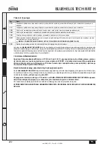 Preview for 222 page of Ferroli BLUEHELIX TECH RRT H Instructions For Use, Installation And Maintenance