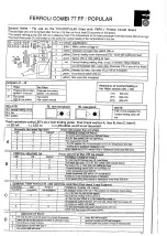 Предварительный просмотр 66 страницы Ferroli Combi 77 FF User Instructions