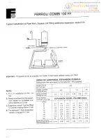 Preview for 14 page of Ferroli COMBI1 00 FF Technical Information Installation And Service Instructions