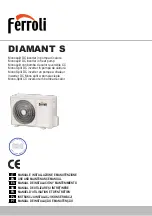 Ferroli DIAMANT S Series Use And Maintenance Manual предпросмотр