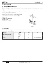 Предварительный просмотр 8 страницы Ferroli DIAMANT S Series Use And Maintenance Manual