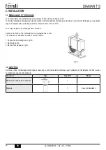 Предварительный просмотр 80 страницы Ferroli DIAMANT S Series Use And Maintenance Manual