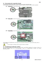 Предварительный просмотр 24 страницы Ferroli DISPLAY UTILITY Installation, Use And Maintenance Manual