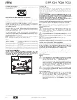 Preview for 12 page of Ferroli DIVA C28 Instructions For Use, Installation And Maintenance