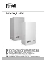 Preview for 1 page of Ferroli DIVA F28 Instructions For Use, Installation And Maintenance