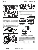 Предварительный просмотр 4 страницы Ferroli DIVA F28 Instructions For Use, Installation And Maintenance