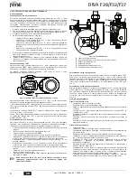 Предварительный просмотр 6 страницы Ferroli DIVA F28 Instructions For Use, Installation And Maintenance