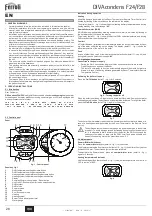 Preview for 2 page of Ferroli DIVAconden F28 Instructions For Use, Installation And Maintenance