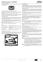 Preview for 3 page of Ferroli DIVAconden F28 Instructions For Use, Installation And Maintenance