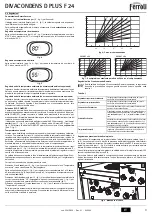 Preview for 3 page of Ferroli DIVACONDENS D PLUS F 24 Instructions For Use, Installation And Maintenance