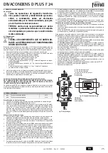 Preview for 25 page of Ferroli DIVACONDENS D PLUS F 24 Instructions For Use, Installation And Maintenance