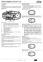 Preview for 3 page of Ferroli DIVACONDENS D PLUS F 24 Instructions For Use, Maintenance And Installation Manual