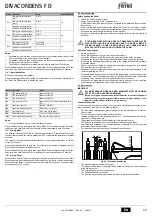 Preview for 59 page of Ferroli DIVACONDENS F D Instructions For Use, Installation And Maintenance