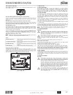 Предварительный просмотр 27 страницы Ferroli DIVAcondens F24 Instructions For Use, Installation And Maintenance