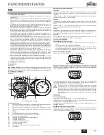 Предварительный просмотр 37 страницы Ferroli DIVAcondens F24 Instructions For Use, Installation And Maintenance