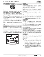 Предварительный просмотр 49 страницы Ferroli DIVAcondens F24 Instructions For Use, Installation And Maintenance