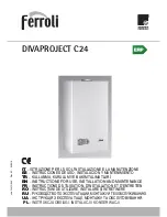 Ferroli divaproject C24 Instructions For Use, Installation & Maintenance preview