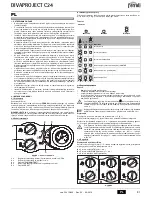 Preview for 81 page of Ferroli divaproject C24 Instructions For Use, Installation & Maintenance