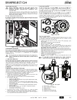 Preview for 83 page of Ferroli divaproject C24 Instructions For Use, Installation & Maintenance