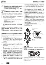 Preview for 22 page of Ferroli DIVAtech D HF24 Instructions For Use, Installation And Maintenance