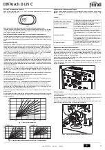 Предварительный просмотр 3 страницы Ferroli DIVAtech D LN C24 Instructions For Use, Installation And Maintenance