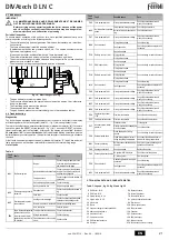 Предварительный просмотр 21 страницы Ferroli DIVAtech D LN C24 Instructions For Use, Installation And Maintenance