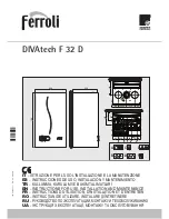 Ferroli DIVAtech F 32 D Instructions For Use, Installation And Maintenance preview