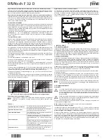 Preview for 3 page of Ferroli DIVAtech F 32 D Instructions For Use, Installation And Maintenance