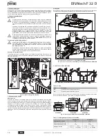 Preview for 14 page of Ferroli DIVAtech F 32 D Instructions For Use, Installation And Maintenance