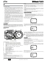 Preview for 2 page of Ferroli DIVAtech F 32D Instructions For Use, Installation & Maintenance