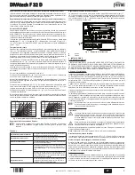 Preview for 3 page of Ferroli DIVAtech F 32D Instructions For Use, Installation & Maintenance