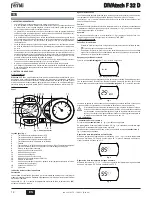 Preview for 12 page of Ferroli DIVAtech F 32D Instructions For Use, Installation & Maintenance