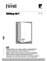 Preview for 1 page of Ferroli DIVAtop 60 F Instructions For Use, Installation And Maintenance