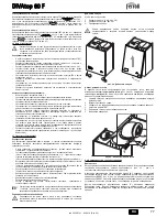 Preview for 8 page of Ferroli DIVAtop 60 F Instructions For Use, Installation And Maintenance