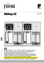 Ferroli DIVAtop HC Instructions For Use, Installation & Maintenance preview