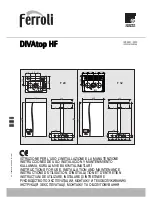 Ferroli DIVAtop HF Instructions For Use, Installation And Maintenance предпросмотр