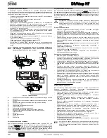 Preview for 7 page of Ferroli DIVAtop HF Instructions For Use, Installation And Maintenance