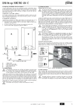 Предварительный просмотр 5 страницы Ferroli DIVAtop MICRO LN C Instructions For Use, Installation And Maintenence