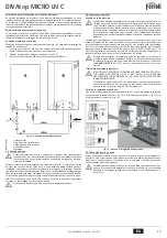 Предварительный просмотр 15 страницы Ferroli DIVAtop MICRO LN C Instructions For Use, Installation And Maintenence