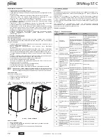 Preview for 72 page of Ferroli DIVAtop ST C Instructions For Use, Installation And Maintenance