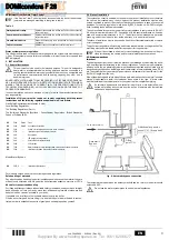 Preview for 3 page of Ferroli DOMIcondens F 28 Instructions For Use, Installation And Maintenance