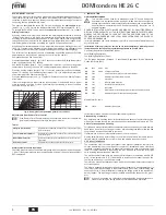 Preview for 4 page of Ferroli DOMIcondens HE 26 C Instructions For Use, Installation And Maintenance