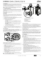 Preview for 13 page of Ferroli DOMINA C24 N Instructions For Use, Installation And Maintenance